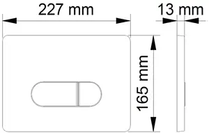 Клавиша смыва для унитаза BERGES Novum D1 040031 белый матовый Клавиша смыва для унитаза BERGES Novum D1 040031 белый матовый, 2