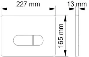 Клавиша смыва для унитаза BERGES Novum D5 Soft Touch 040035 черный матовый Клавиша смыва для унитаза BERGES Novum D5 Soft Touch 040035 черный матовый, 2