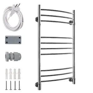 Полотенцесушитель электрический лесенка Energy Ergo 1000х500 полированная сталь, 2