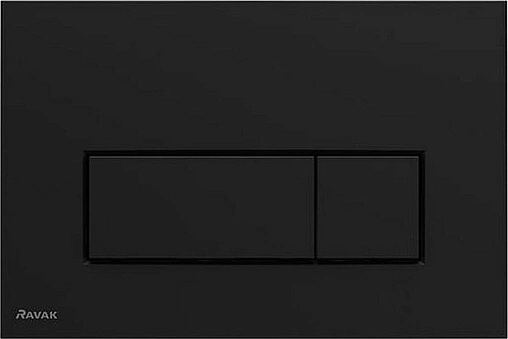 Клавиша смыва для унитаза Ravak Uni Slim X01744 черный матовый