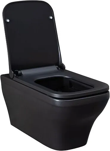 Унитаз подвесной безободковый Allen Brau Infinity черный матовый 4.21011.31