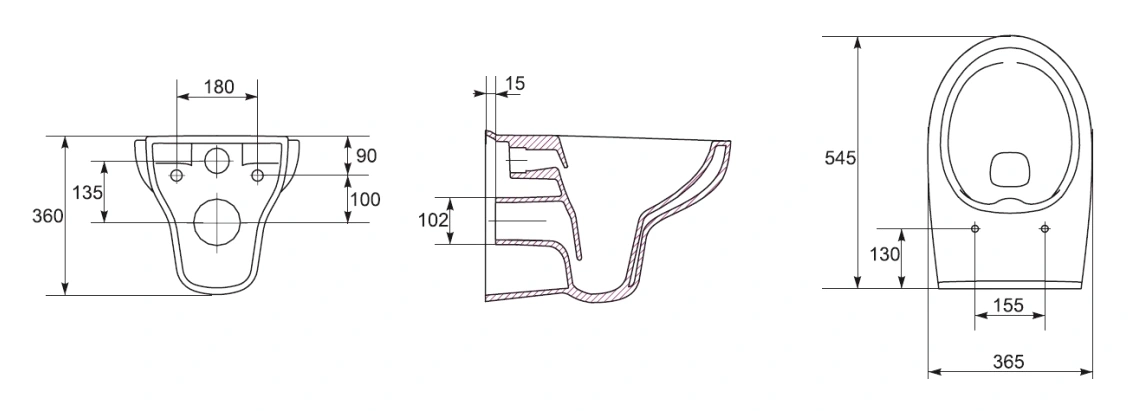 Унитаз подвесной безободковый Cersanit Nature Clean On белый S-MZ-NATURE-COn-DL-w Унитаз подвесной безободковый Cersanit Nature Clean On белый S-MZ-NATURE-COn-DL-w