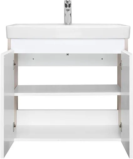 Тумба под умывальник Aquaton Сканди Doors 70 белый/дуб верона 1A278901SDB20