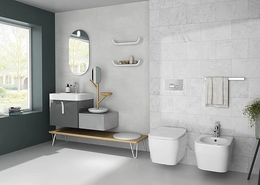 Тумба под умывальник подвесная Isvea Supra 60 тёмно-серый 27SP1084057I Тумба под умывальник подвесная Isvea Supra 60 тёмно-серый 27SP1084057I