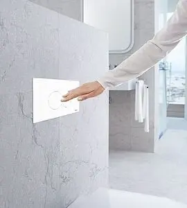 Клавиша смыва для унитаза Idrospania Belen 30366 белый матовый, 3