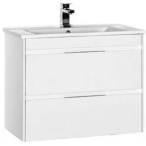 Тумба-умывальник Aquanet Тулон 85 белый 00182724+00182320 Тумба-умывальник Aquanet Тулон 85 белый 00182724+00182320, 1