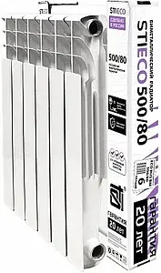 Радиатор биметаллический 6 секций STI ECO RUS BM 500/80, 4