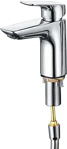 Смеситель для раковины с гигиеническим душем Aquatek Вега хром AQ1012CR, 3