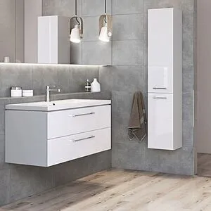 Шкаф-пенал подвесной Cersanit Lara 30 белый 62493 Шкаф-пенал подвесной Cersanit Lara 30 белый 62493, 3