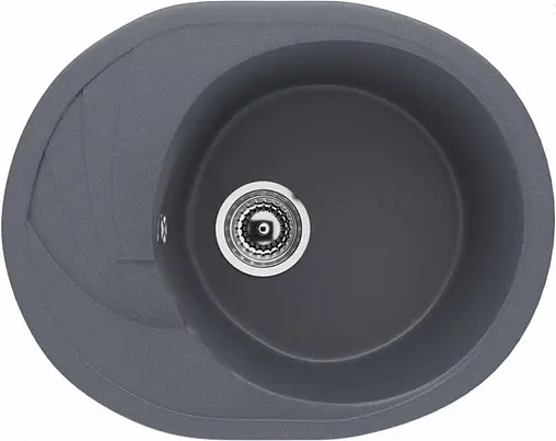 Мойка кухонная Ulgran U-403-343 антрацит