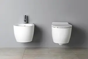 Унитаз подвесной безободковый ISVEA Sentimenti Neo белый 10AR02006 Унитаз подвесной безободковый ISVEA Sentimenti Neo белый 10AR02006, 4