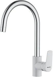 Смеситель для кухни Damixa Origin Balance белый/хром 790730000 Смеситель для кухни Damixa Origin Balance белый/хром 790730000, 1