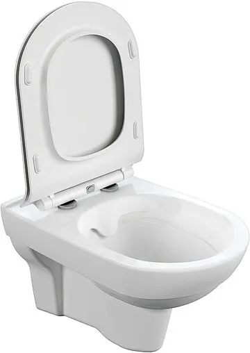 Комплект 6 в 1 Cersanit City CO DPL EO slim 64439 с кнопкой Pilot белый глянцевый