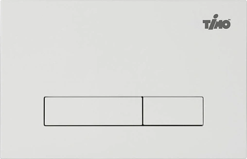 Клавиша смыва для унитаза Timo Inari FP-003W кнопки/белый глянцевый, кольца/хром глянцевый