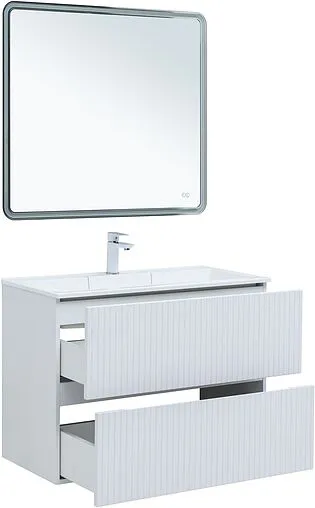 Тумба под умывальник Aquanet Джейн 90 белый матовый 00313287