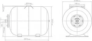 Гидроаккумулятор Джилекс Г 50 «ХИТ» 8 бар 7108 Гидроаккумулятор Джилекс Г 50 «ХИТ» 8 бар 7108, 2