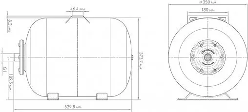 Гидроаккумулятор Джилекс Г 50 «ХИТ» 8 бар 7108