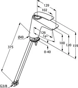 Смеситель для раковины Kludi Balance хром 520260575 Смеситель для раковины Kludi Balance хром 520260575, 2