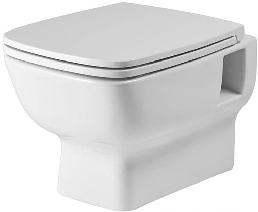 Комплект 5 в 1 Santek Нео Rimless 1WH501572 с кнопкой хром глянцевый