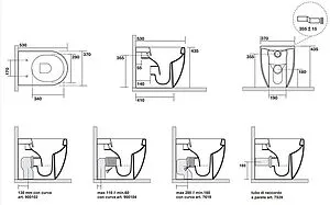 Унитаз приставной безободковый Kerasan Flo белый 310901 Унитаз приставной безободковый Kerasan Flo белый 310901, 2