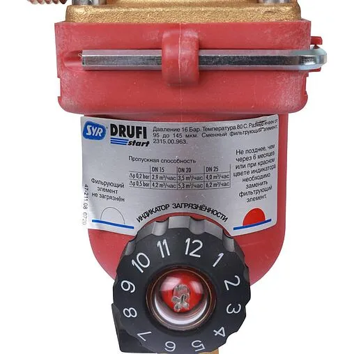 Фильтр тонкой очистки воды 1"н x 1"н SYR DRUFI Start Hot 2315.25.014