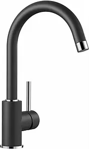 Смеситель для кухни Blanco Mida Silgranit антрацит/хром 524202 Смеситель для кухни Blanco Mida Silgranit антрацит/хром 524202, 1
