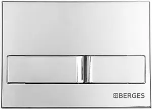 Клавиша смыва для унитаза BERGES Novum L3 040013 хром глянцевый Клавиша смыва для унитаза BERGES Novum L3 040013 хром глянцевый, 1