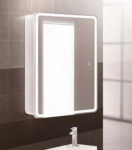 Шкаф-зеркало BelBagno 80x60 белый SPC-MAR-600/800-1A-LED-TCH