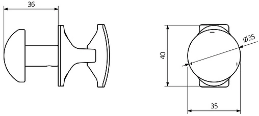 Крючок белый Terma Grip TGWBI010