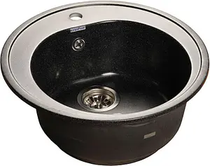 Мойка кухонная GranFest Rondo R-510 черный Мойка кухонная GranFest Rondo R-510 черный, 1