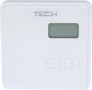 Беспроводной комнатный терморегулятор TECH ST-R-8b белый WG.11.0529, 1