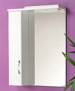 Шкаф-зеркало Aquaton Онда 60 L белый 1A009802ON01L, 3