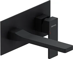 Смеситель для раковины из стены Damixa Gala чёрный матовый 530260300 Смеситель для раковины из стены Damixa Gala чёрный матовый 530260300, 1