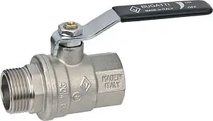 Кран шаровый 2"в x 2"н Bugatti Oregon 03060115 Кран шаровый 2"в x 2"н Bugatti Oregon 03060115, 1