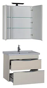 Шкаф-зеркало Aquanet Эвора 80 184008 Шкаф-зеркало Aquanet Эвора 80 184008, 4