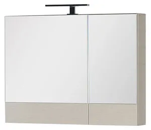 Шкаф-зеркало Aquanet Нота 90 L светлый дуб 00158858, 5