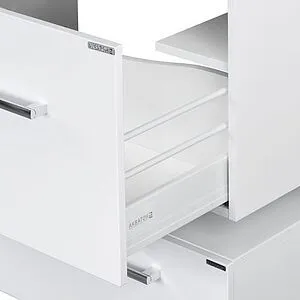 Тумба-умывальник подвесная Aquaton Мадрид 120 M белый 1A1687K2MA010, 5