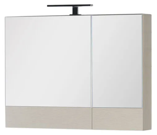 Шкаф-зеркало Aquanet Нота 90 L светлый дуб 00158858 Шкаф-зеркало Aquanet Нота 90 L светлый дуб 00158858