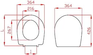 Крышка-сиденье для унитаза с микролифтом VitrA Universal белый 800-003-709 Крышка-сиденье для унитаза с микролифтом VitrA Universal белый 800-003-709, 2