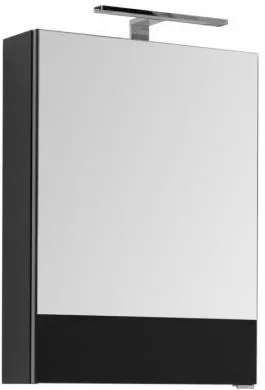 Шкаф-зеркало Aquanet Верона 50 L чёрный 00207764, 1