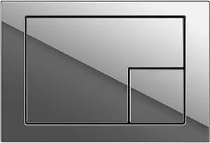 Комплект 6 в 1 Cersanit Carina XL CO DPL EO slim 64441 с кнопкой Corner хром глянцевый, 5