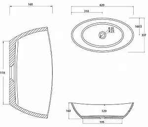 Раковина Aquanet Inspire PW1 62 белый матовый 00198968, 2