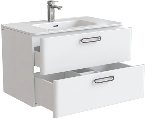 Тумба-умывальник подвесная IDDIS Brick 80 белый BRI80W0i95K