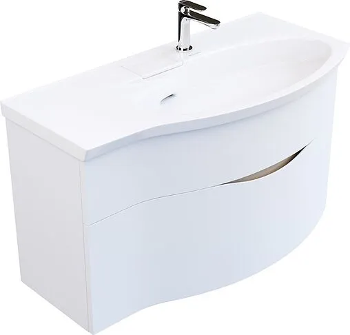 Тумба под умывальник подвесная Kerama Marazzi Riva 100 R белый RV.100Rh\WHT.M