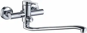 Смеситель для ванны с длинным изливом Swedbe Diana хром 1055 Смеситель для ванны с длинным изливом Swedbe Diana хром 1055, 1