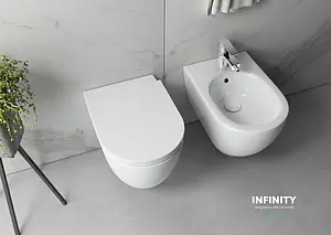 Биде подвесное ISVEA Infinity белый 10NF41001SV Биде подвесное ISVEA Infinity белый 10NF41001SV, 5