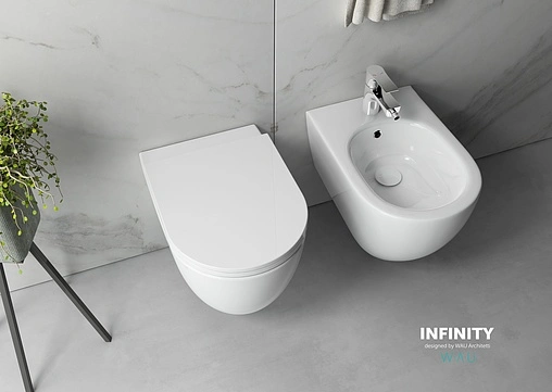 Биде подвесное ISVEA Infinity белый 10NF41001