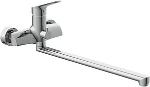 Смеситель для ванны с длинным изливом Cersanit Flanis хром 64093, 1