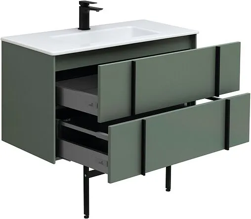 Тумба-умывальник подвесной Allen Brau Reality 90 олива 1.32006.CGM+