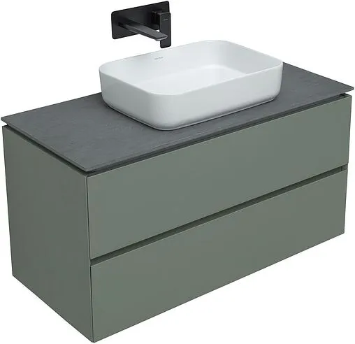 Тумба под умывальник подвесная Allen Brau Infinity 100 олива 1.21003.CGM